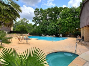 Camp Warnecke Pool and Hot Tub.