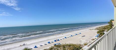 Stunning View of the Beach From Your Private Balcony