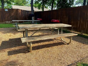 Picnic tables