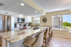 Completely Updated Kitchen with Stainless Steel Appliances and Granite Countertops