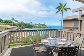 Enjoy the picturesque views from the Lanai!