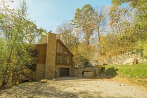 Side view of the house.