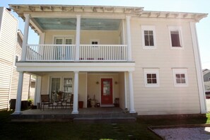 Stately, residential, 6 bedroom, 4 bath home, 2 1/2 blocks from the beach.