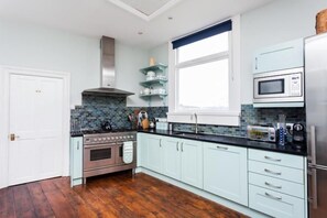 Fully stocked kitchen