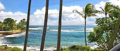 Vista para a praia ou o mar