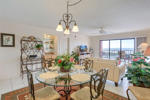 Open-Concept Living and Dining Area