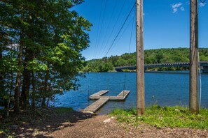 Dock is within 0.2 miles from home. The walk is sloping.