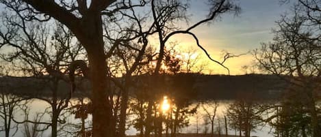 Sunset from your back deck.