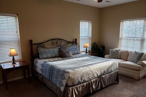 Master Suite with King Size Bed.