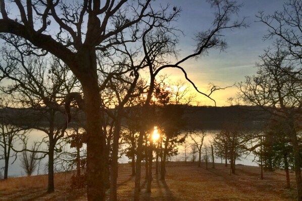 Sunset from your back deck.