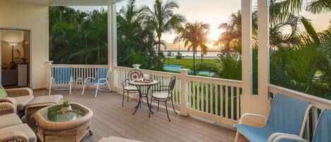 Promenade to Paradise is a second floor condo that offers views of the Gulf...