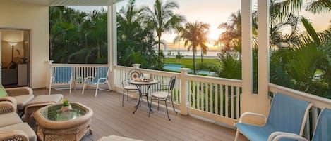 Promenade to Paradise is a second floor condo that offers views of the Gulf...