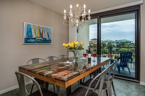 Beautiful Handcrafted Table with Seating for 8