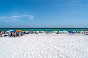 No SHOES Required ~ Soft White Sugary Sand along the Emerald Coastline? Come Stay with Us ~ The Beach is Calling Your Name!