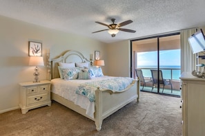 Wake up to Gorgeous Views of the Gulf of Mexico in the Newly Furnished Master Suite!