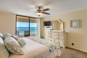 Wake up to Gorgeous Views of the Gulf of Mexico in the Newly Furnished Master Suite!
