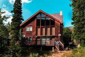 Back of the Cabin in Summer