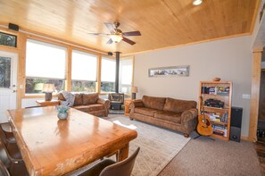 Living Room & Dining Area