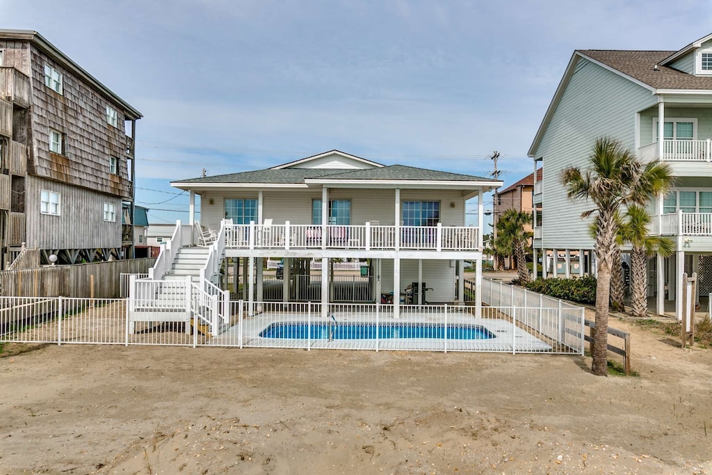 Lovely Oceanfront Home with Private Pool in Cherry Grove! Cherry
