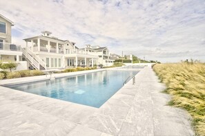 The two marvelous ocean front pools at Sea Gate.
