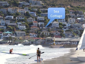 Location above Fish Hoek beach