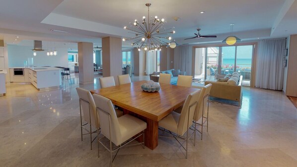 Dining Area - A relaxing dinner at sunset becomes an unforgettable experience