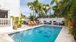 Lots of room for everyone on the pool deck...