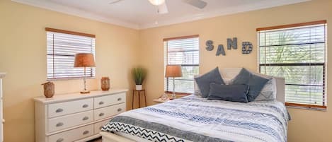 Bedroom #2 with Queen Size Bed and Flat Screen TV