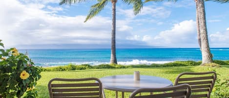 Napili Shores I 173 has a fantastic view from your lanai - great for whale watching in the winter!