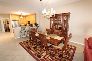 Dining Area with Plenty of Space for All to Gather!