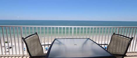 Enjoy this Unbeatable View of the Gulf of Mexico From the Covered, Private Patio!