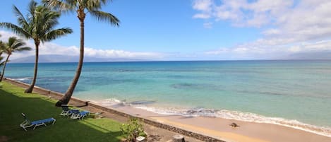 Oceanfront with amazing views of Lanai and Molokai