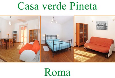 Casa Verde Pineta, eine entzückende Wohnung in der Nähe der Vatikanstadt. 