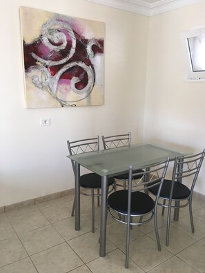 Inside dining area