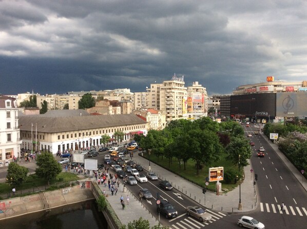 Blick von der Unterkunft