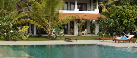 Villa Margareta seen from the beach