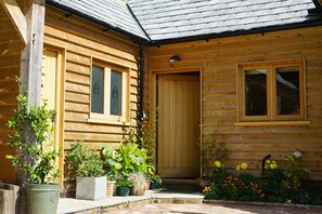 Private entrance to cottage