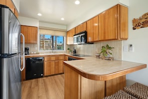 Fully equipped kitchen to enjoy home cooked meals