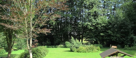 Blick aus dem Wohnzimmerfenster