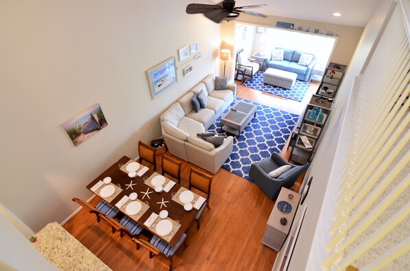 Great Room Area from 2nd Floor Landing