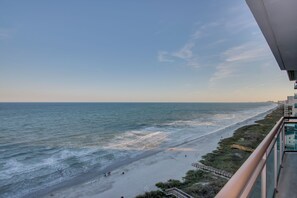 Oceanfront Balcony View From Living Room