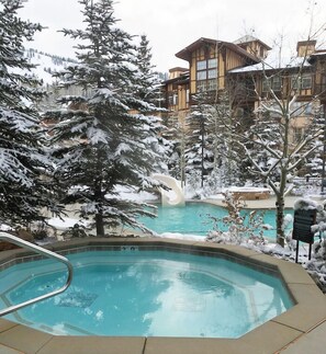 Club Solitude's Heated Pool and Hot Tubs