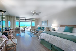 Enjoy Spacious Ocean View Studio, in Kaanapali 650 sq fit