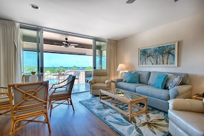 Living Area with Ocean View out