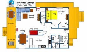 First mate cottage main floor plan