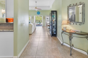 Duval Square Courtyard Entry to living area