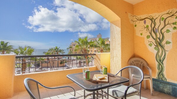 Drinks on the balcony are always fun!