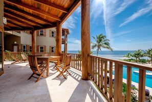 Indigo Belize 4B Beach Front View from Deck