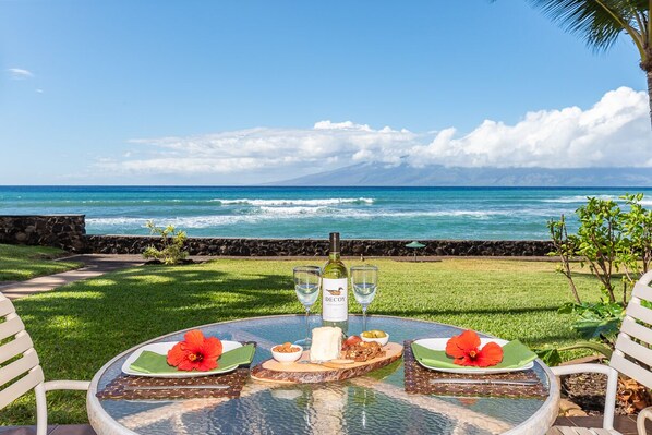 Postcard perfect view from the privacy of your lanai.