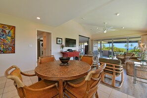 Enjoy 1700 sq ft of Spacious Living  - Dining, Living and Patio Lanai